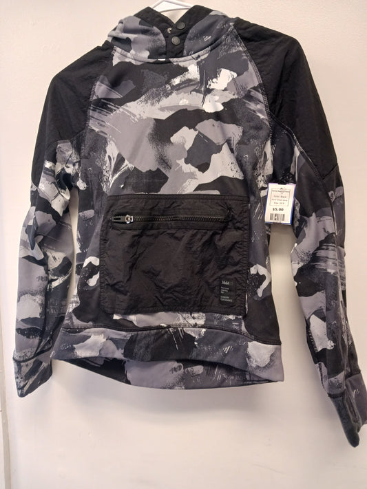 Black Athletic Works Camo Hoodie 10/12, 10 B