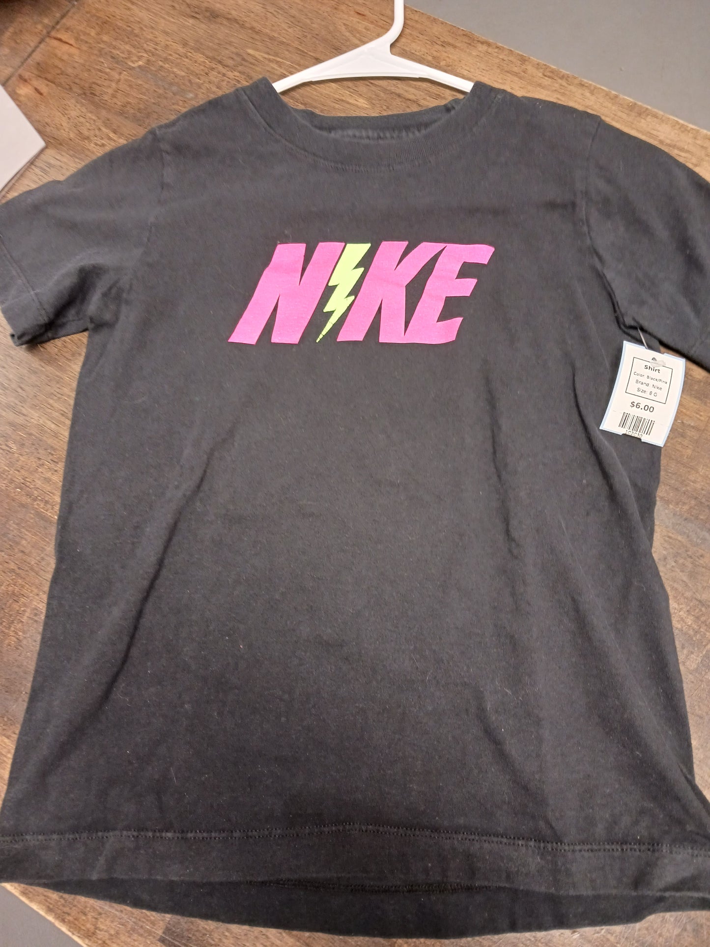 Black/Pink Nike Shirt, 8 G