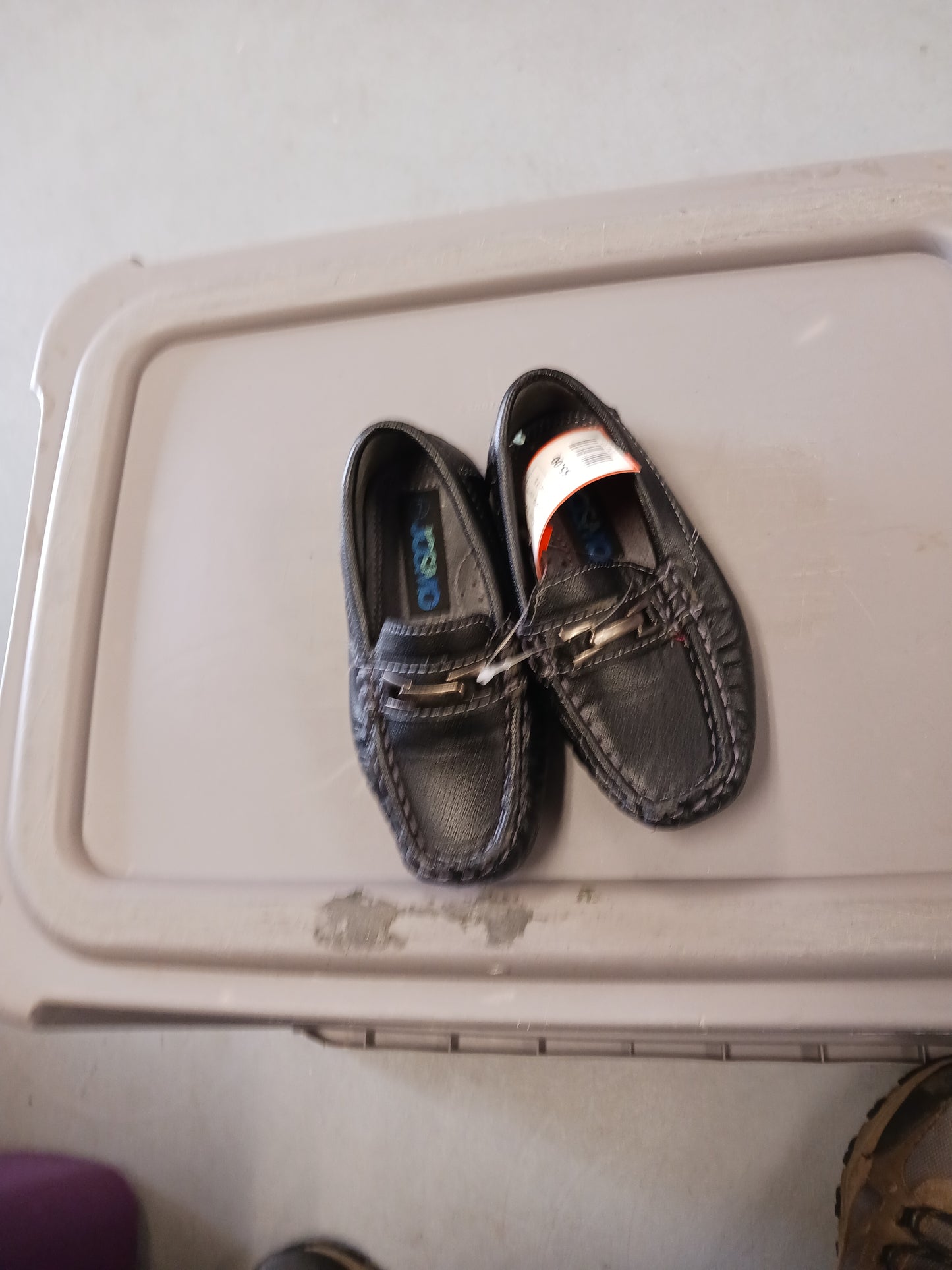 Black Josmo Slip Ons, 7 B