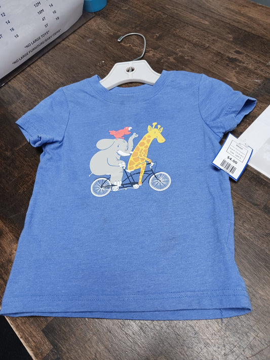 Blue Elephant Cat & Jack Shirt, 18M B