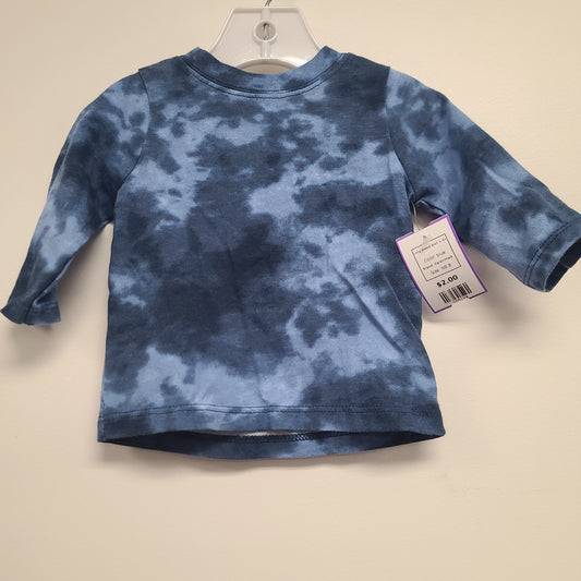 blue Garanimals Long Sleeve Shirt 0-3m, NB B