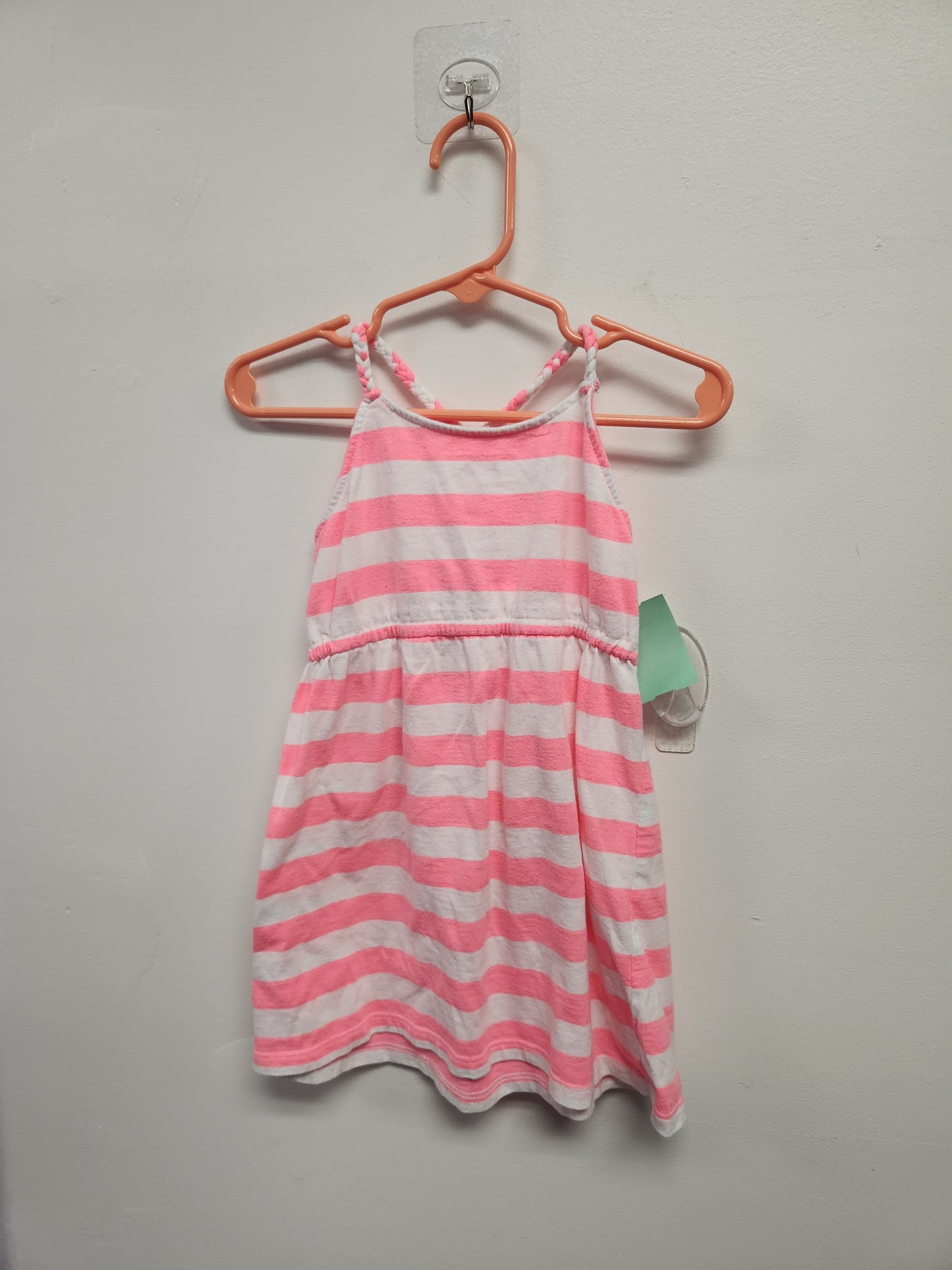 Pink/White Striped Arizona Dress, 4T G