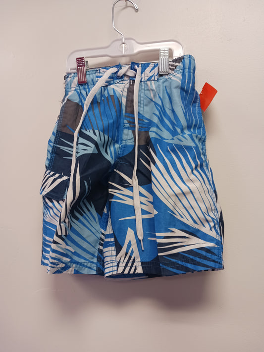 Blue/White Kanu surf Pattern Swim Trunks 5/6, 5 B
