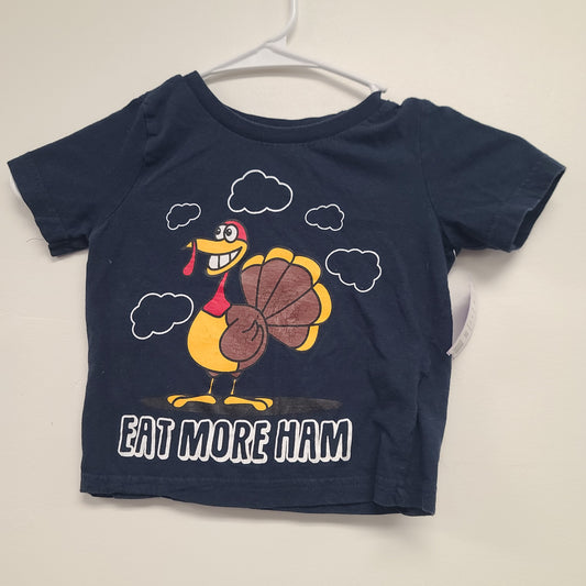 Navy Turkey  Shirt, 2T B