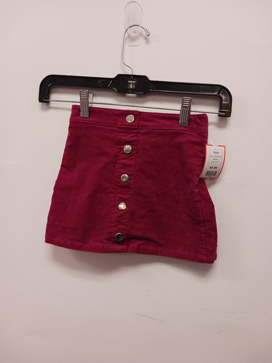 Burgandy  Skirt, 4T G