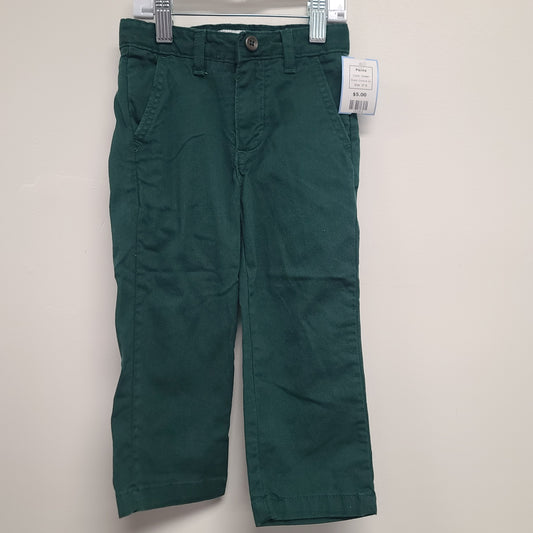 Green Crown & Ivy Pants, 2T B