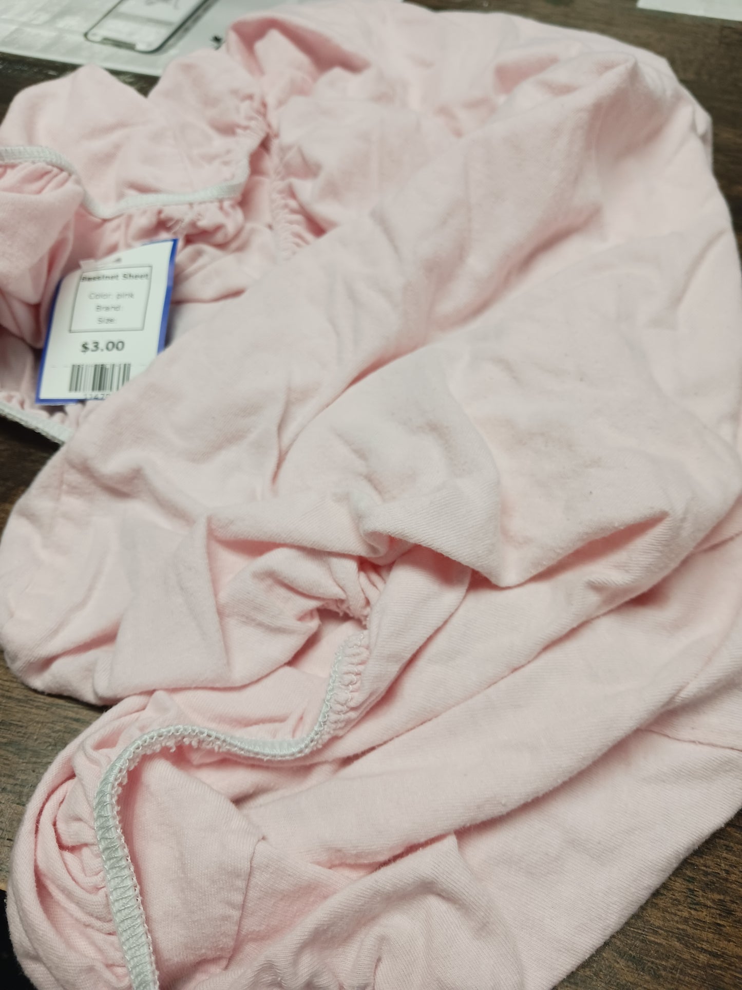 pink  Bassinet Sheet