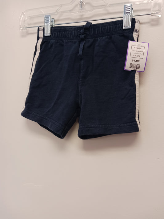 Navy/White Jumping Bean Shorts, 2T B