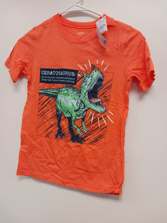 Orange Dino Carters Shirt, 8 B
