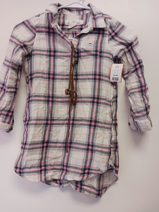 Pink/Blue/White Plaid H&M Dress, 5T G