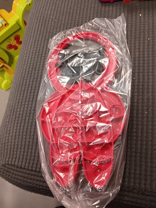 Red/Black Squid Games Pop It