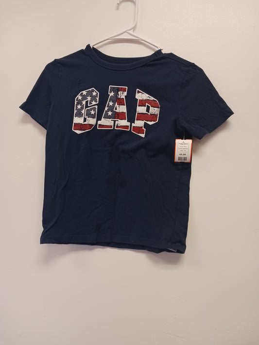 blue Gap Kids Flag Shirt, 7 B