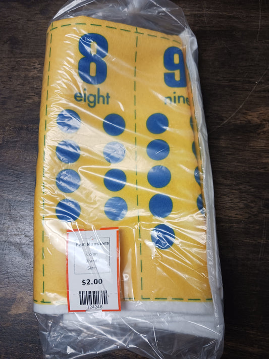 Felt Numbers