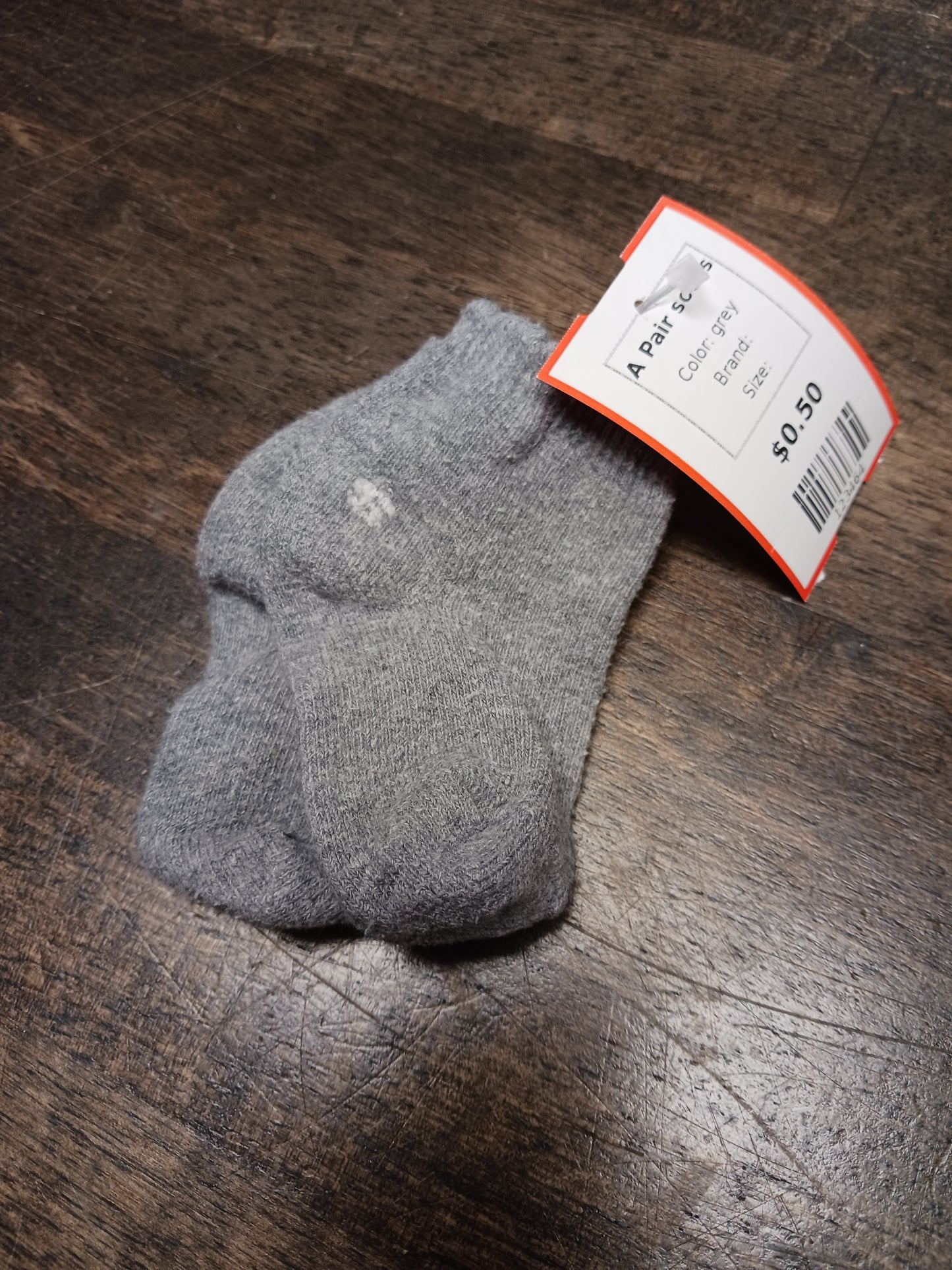 grey  A Pair socks