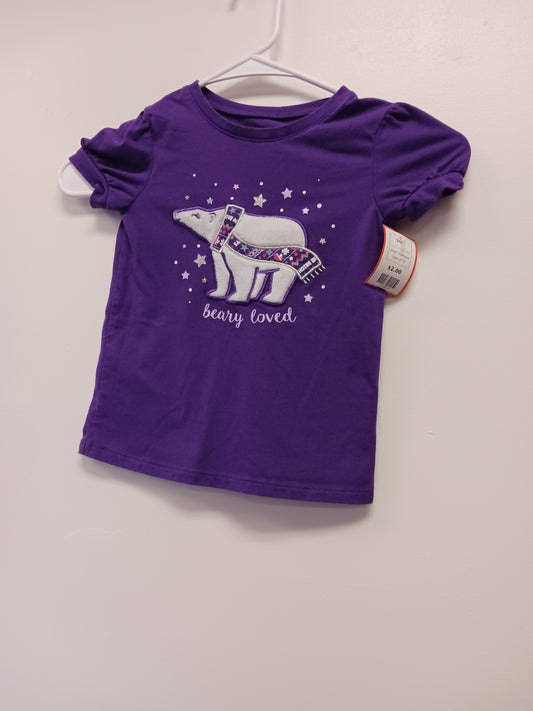 Purple Polar Bear Garanimals Shirt, 4T G