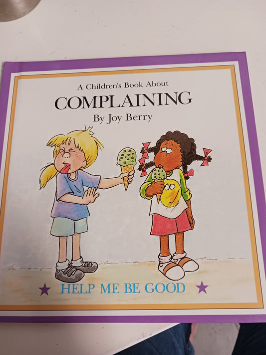 Joy Berry Complaining book