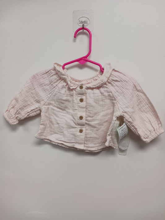 Pink Cloud Island Longsleeve Shirt, NB G