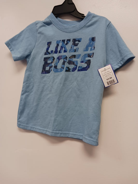 Blue Garanimals Like a Boss Tshirt, 3T G