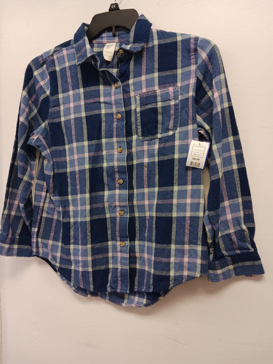 Navy/Pink/Blue There Abouts Longsleeve Button Up, 18 G