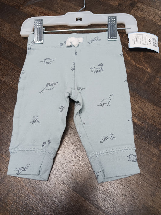 Blue Dino Carters Pants, 3M B