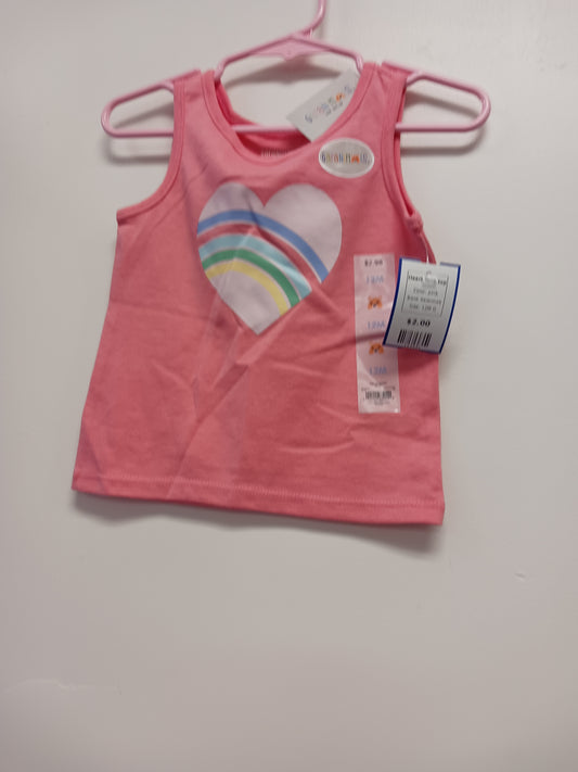 pink Garanimals Heart Tank top, 12M G