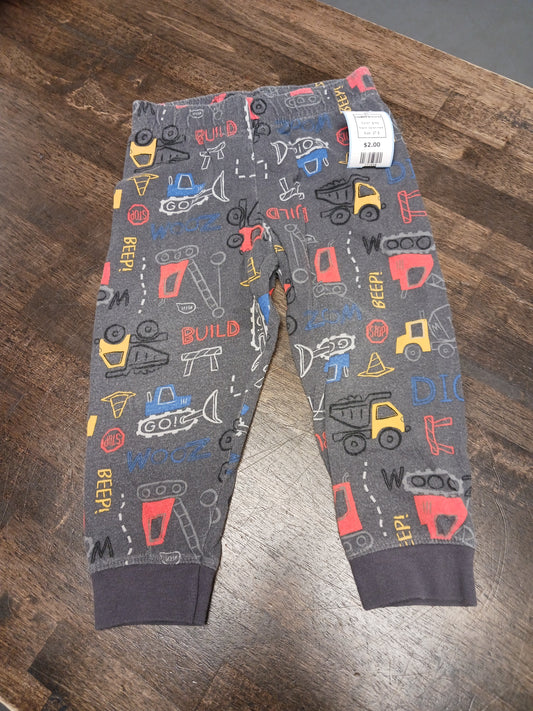 grey Garanimals Joggers w trucks, 2T B