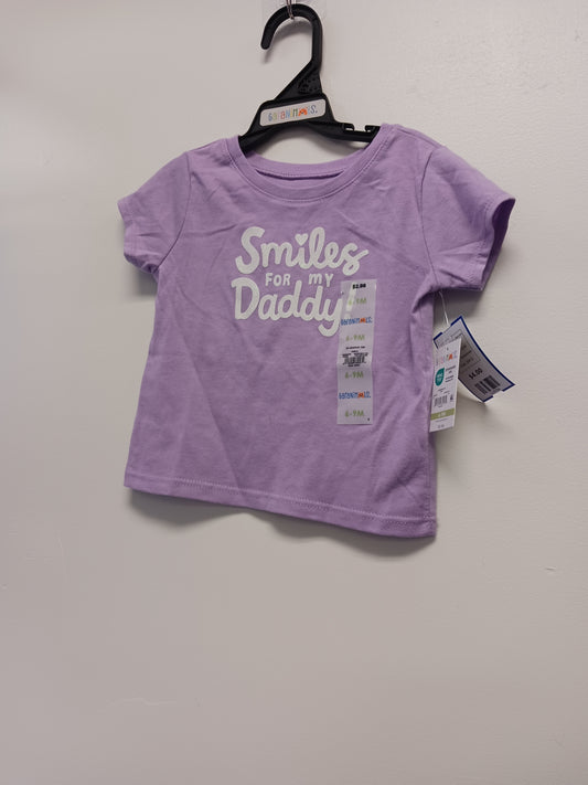 purple Garanimals Smiles for My Daddy Tshirt 6/9m, 6M G