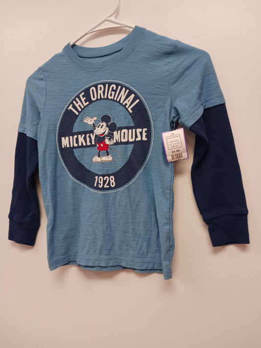 blue Jumping Bean Mickey mouse Tshirt, 6 B