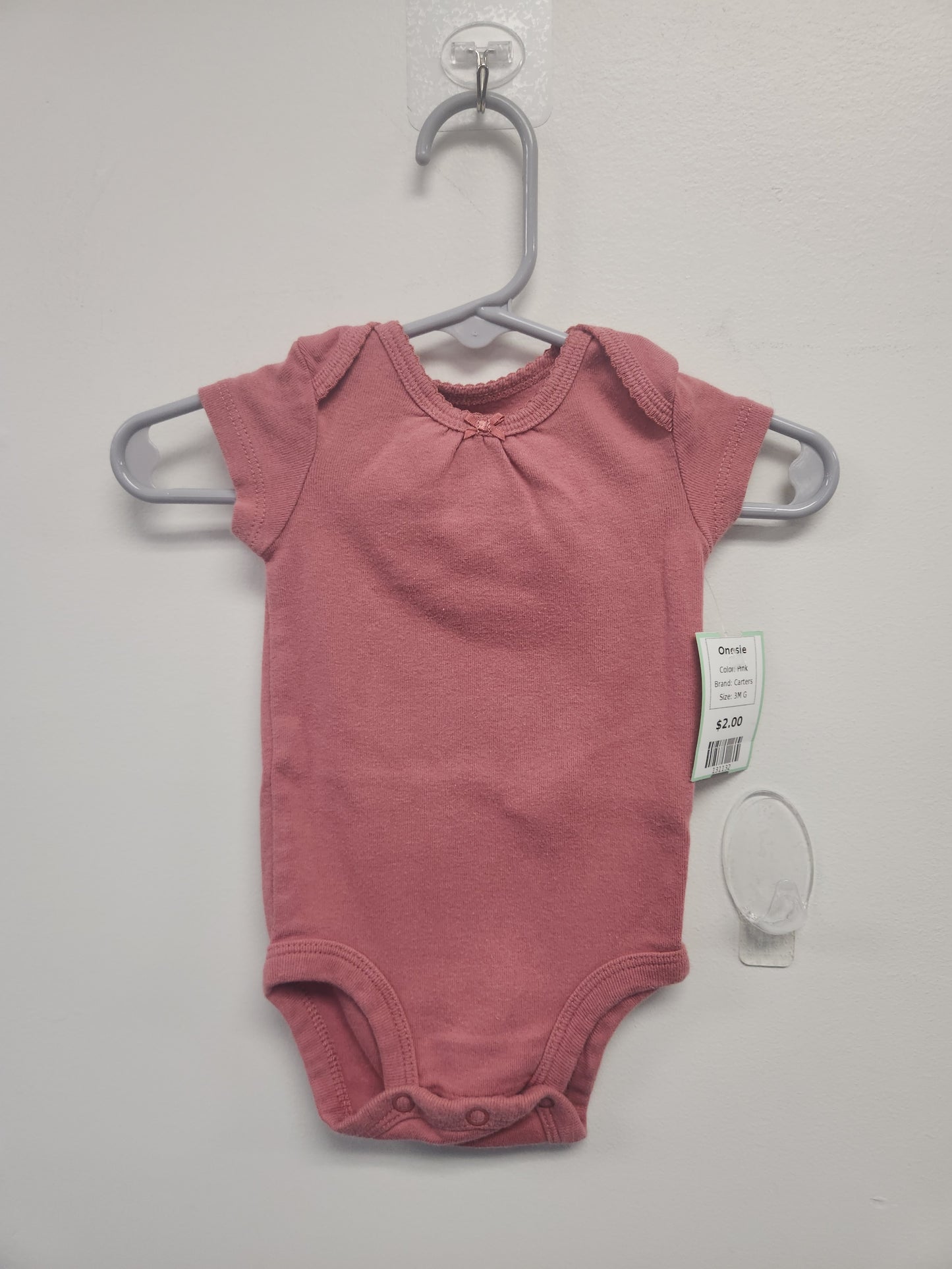 Pink Carters Onesie, 3M G