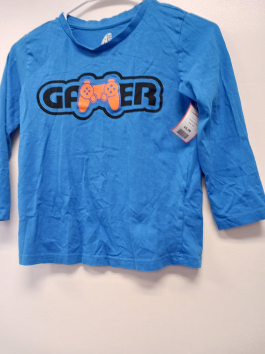 Blue/Orange Gamer ADTN Longsleeve Shirt, 8 B