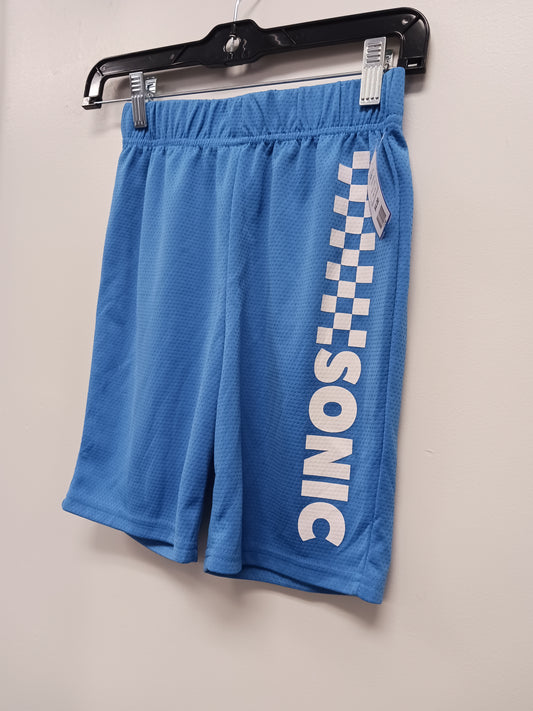 blue sonic shorts, 8 B