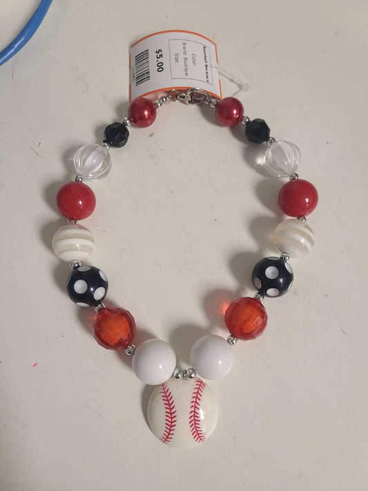 Boutique Baseball Necklace