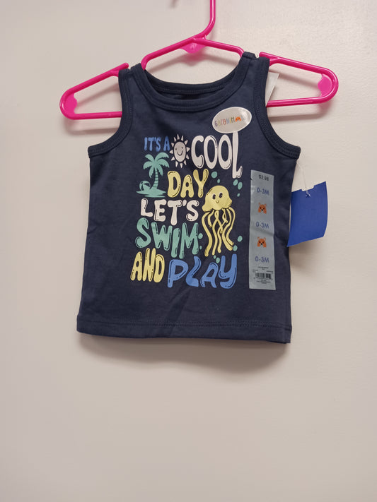 navy Garanimals Jellyfish Tank Top 0/3m, NB B