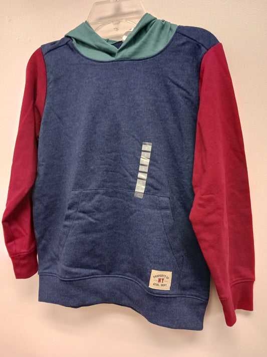 Navy/Red/Green Carters Hoodie, 8 B