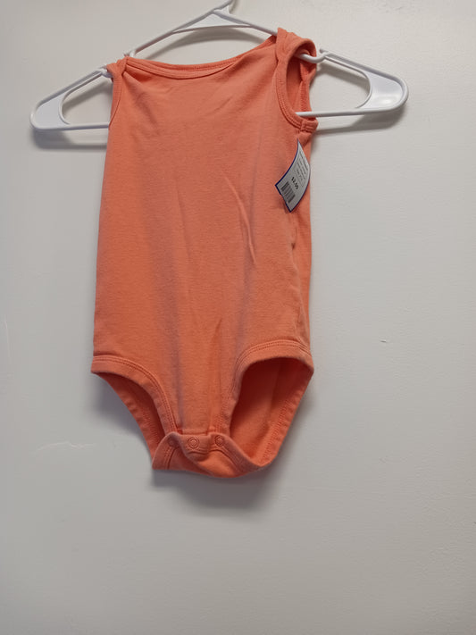 orange Simple Joys Tank Onesie, 2T G