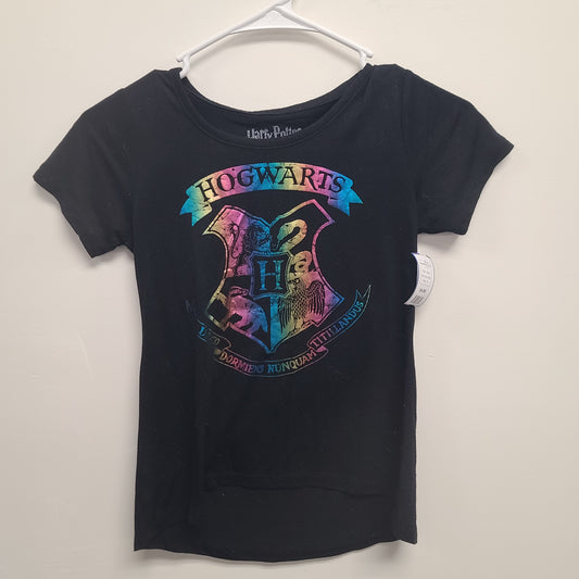 Black Harry Potter Hogwarts Tshirt 7/8, 7 G
