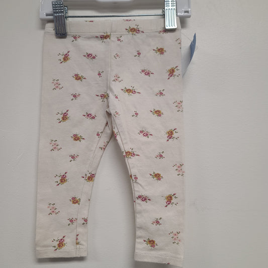 White Flower Jessica Simpson Leggings, 12M G