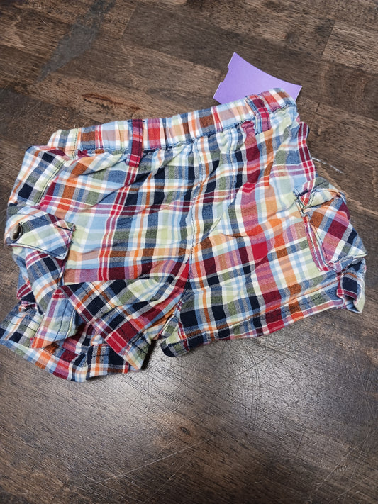 Colorful Plaid  Shorts, 3M B