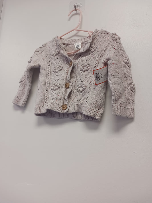 Cream OshKosh Cardigan, 9M G