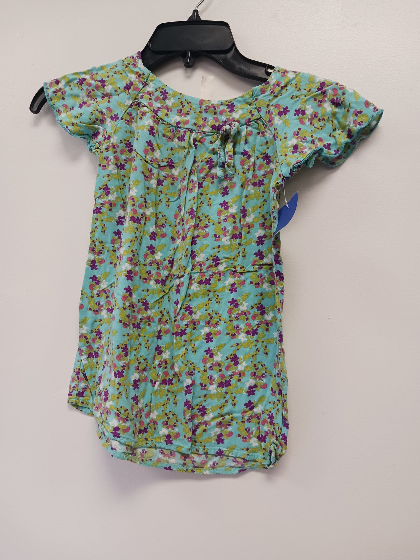 Blue/Pink/Purple Flower Cherokee Shirt, 5T G