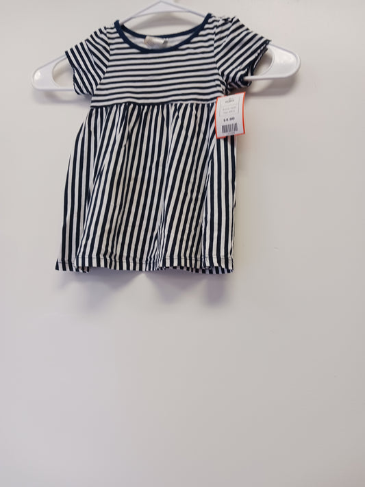 Navy/White Striped H&M Dress, 6M G