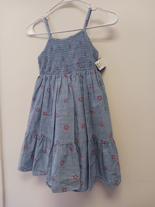Denim/Red Star Cat & Jack Dress, 7 G