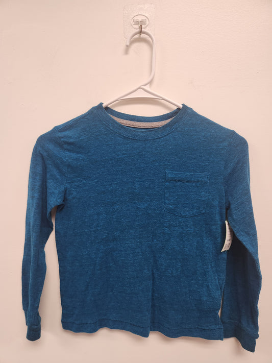 Teal Old Navy Long Sleeve Tshirt, 6/7 B