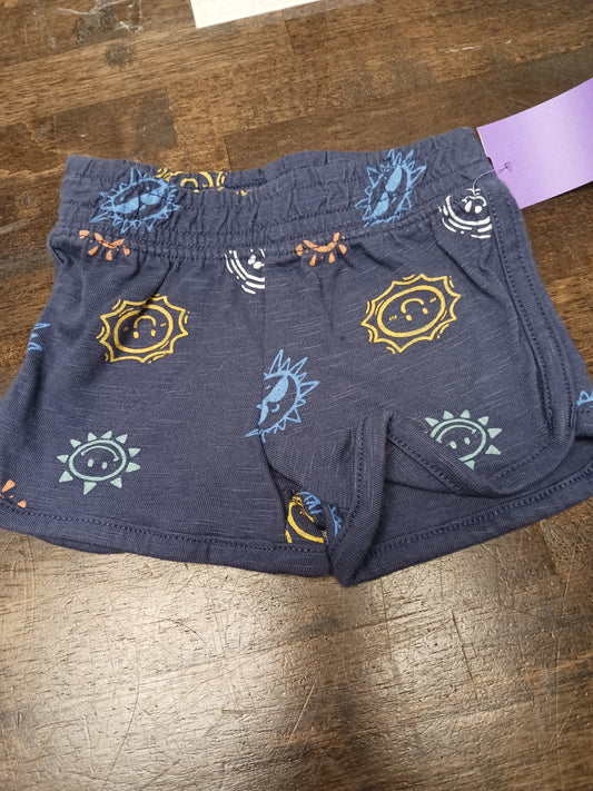 Navy Sun Garanimals Shorts, 6M B