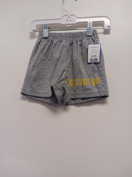 grey Shein Excavator Shorts, 2T B