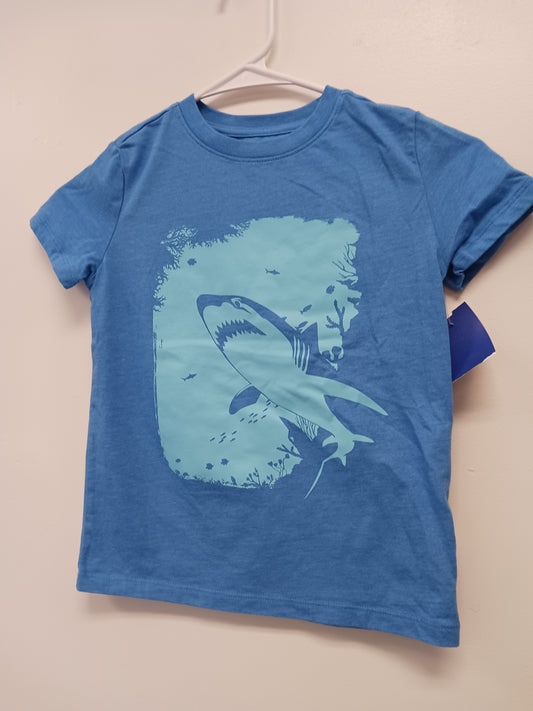 Blue Cat & Jack Shark Tshirt 4/5, 4T B