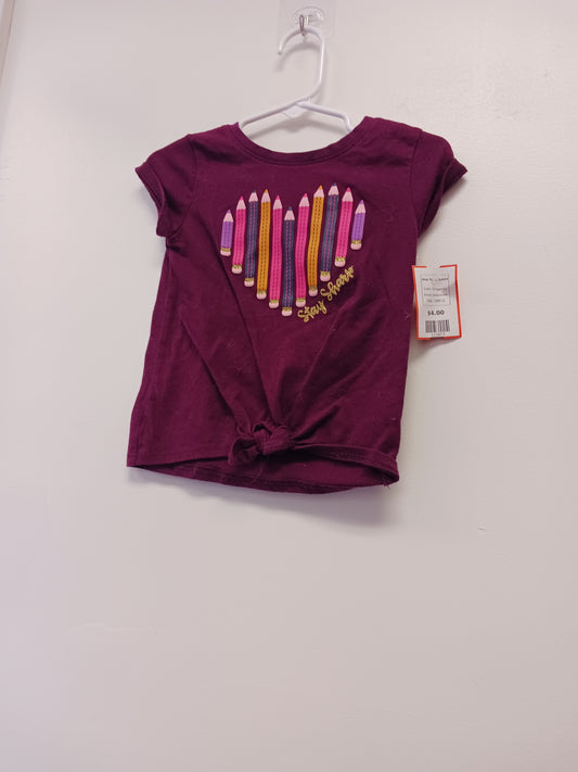 Burgandy Garanimals Stay Sharp Tshirt, 18M G