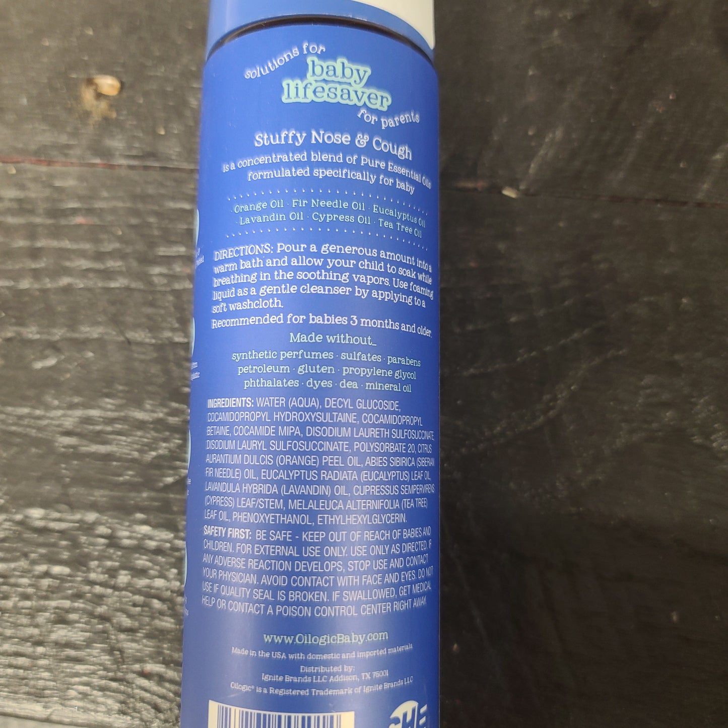 Oilogic Stuffy Nose & Cough