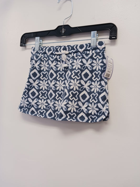 white/blue OshKosh Flowered Skort, 6 G