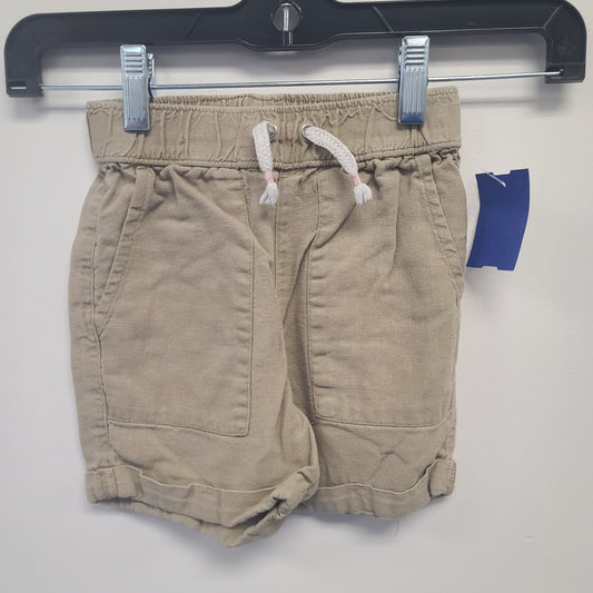 Tan Wonder Nation Shorts, 3T B
